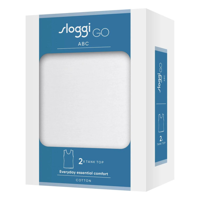 Sloggi Men go abc 2.0 tank top 2-pack - GoABC2.0TankTop 10217898 0003White large