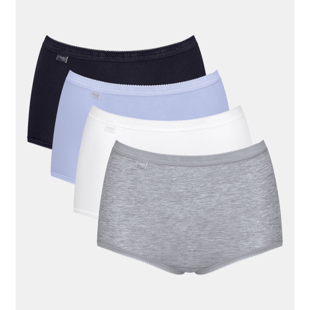 Sloggi Basic+ maxi 4-pack multi-colour v015 Sloggi Dames Basic+ Maxi 4 pack 10103326 V015 Multi Colour large
