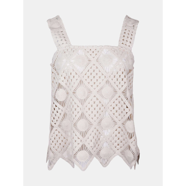 Mucho Gusto Crochet top crotone Crochet Top Crotone Ecru large
