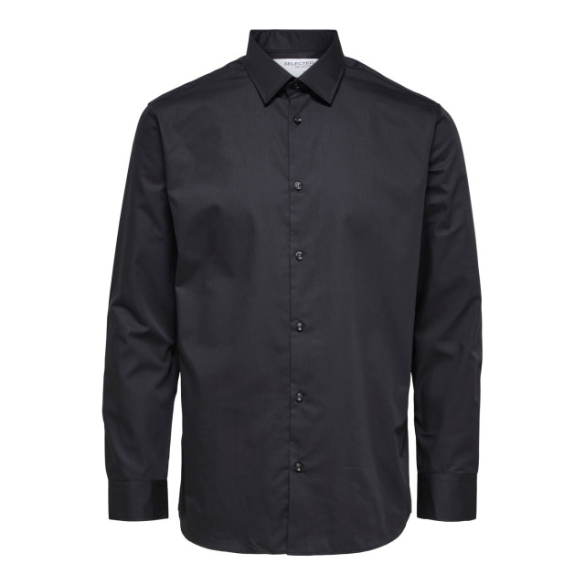 Selected Regethan classic overhemd 16086754-BLK-S large