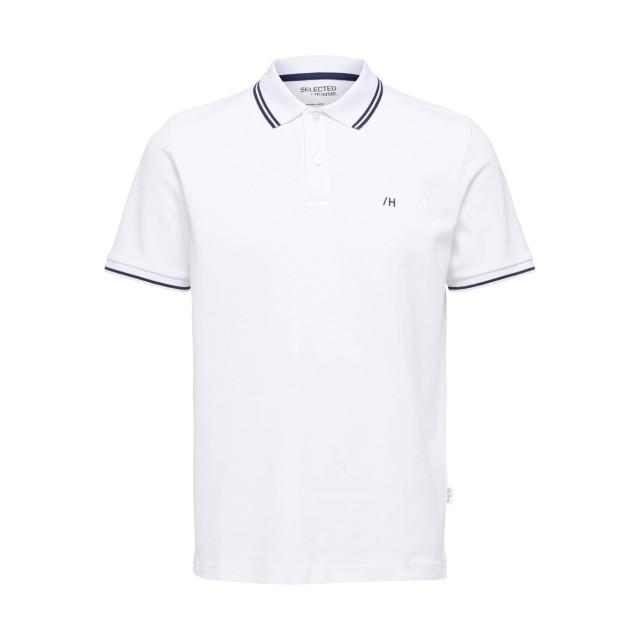 Selected Dante sport polo 16087840-WHT-L large