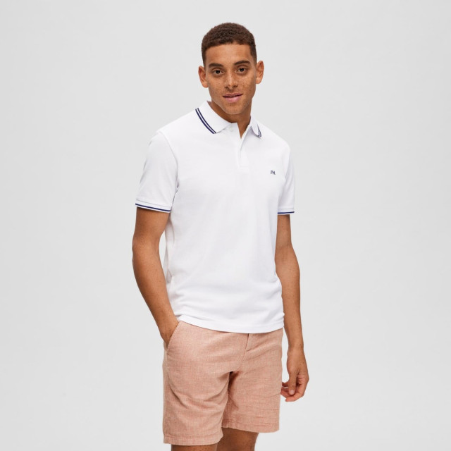 Selected Dante sport polo 16087840-WHT-L large