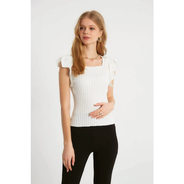 Robin-Collection Elastische ribstof top t93547 RBN-T93547 large
