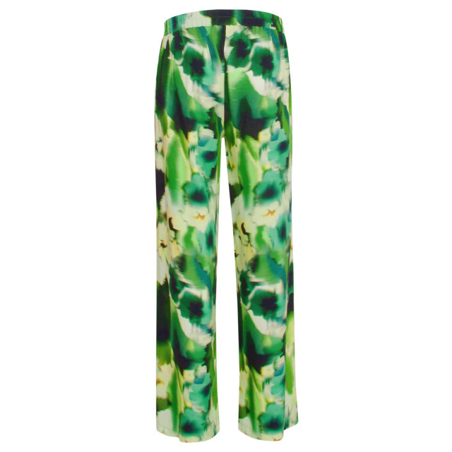 Smashed Lemon 24428 mashed lemon zomer wijde broek met abstracte bloemenprint tinten | 24428-999-150 large