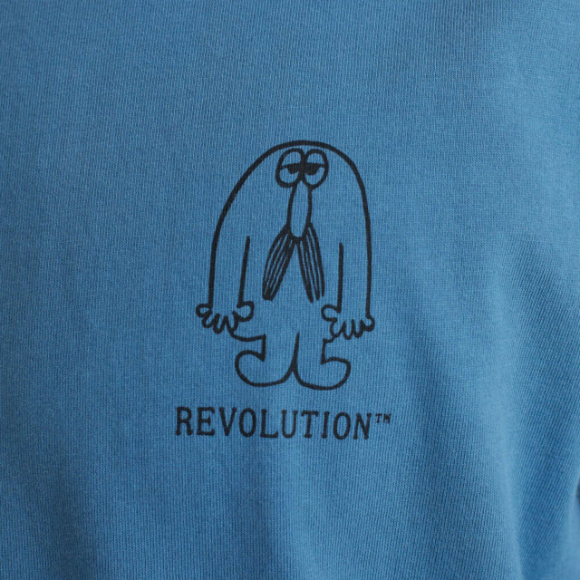 Revolution Loose t-shirt blue 1372-BLUE large