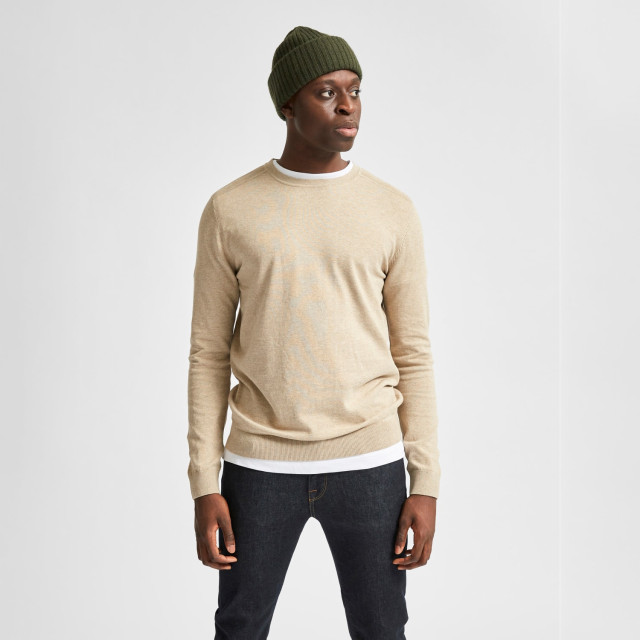 Selected Berg pullover crew neck kelp 16074682-KEL-XL large