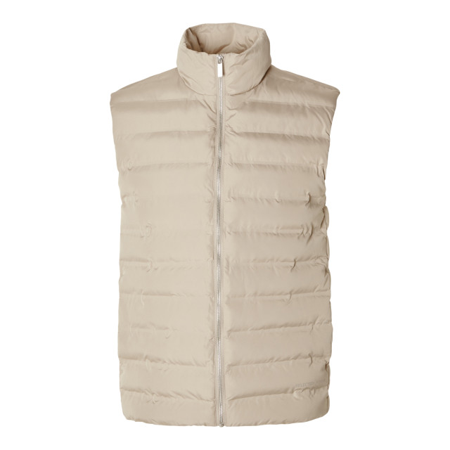 Selected Barry quilted gilet pure cashmere 16089396-PUR-M large