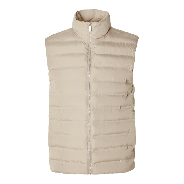 Selected Barry quilted gilet pure cashmere 16089396-PUR-L large