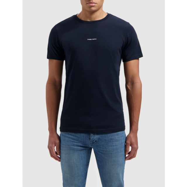 Pure Path 10111 essential logo 07 navy t-shirt 07 Navy/10111 Essential Logo large