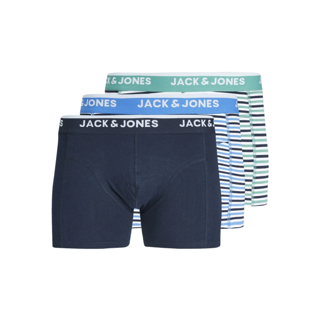 Jack & Jones Heren boxershorts trunks jackoda gestreept 3-pack 12255831 large