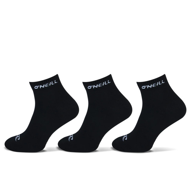 O'Neill Sneakersokken unisex quarter 3-pack 750003B large