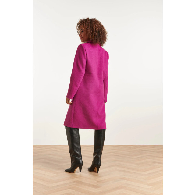 Smashed Lemon 23618 paars getailleerd lang damesjas | 23618-380-L large