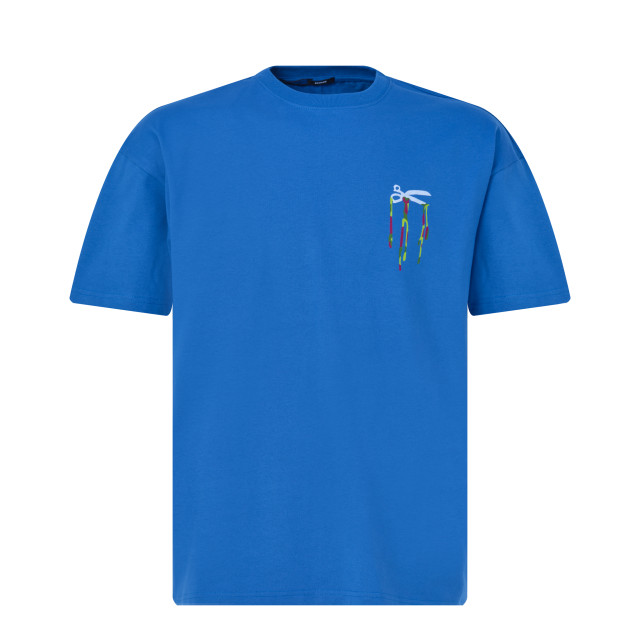 Denham Drip box t-shirt met korte mouwen 089102-001-M large