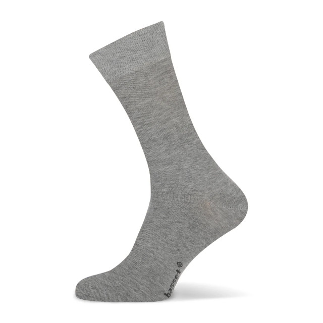 Basset Heren sokken katoen parel 6532-Parelgrijs large