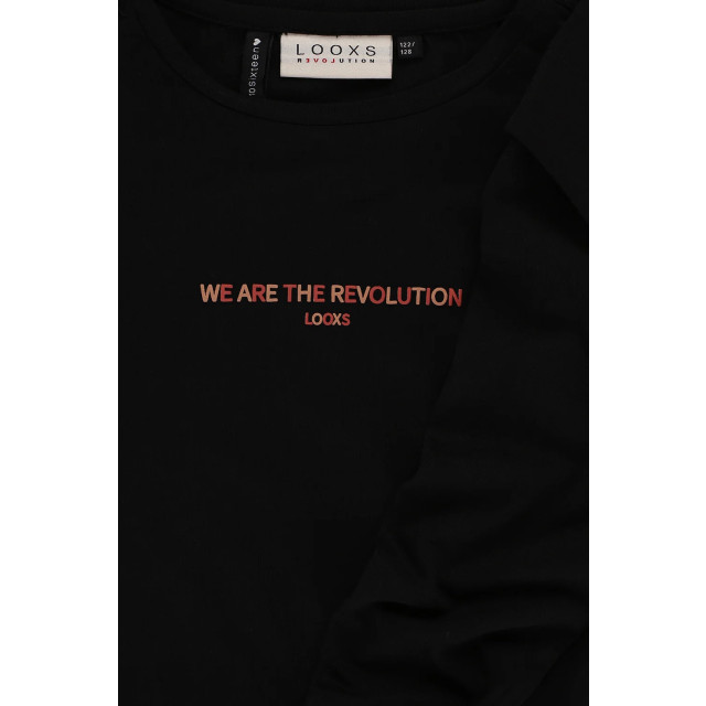 Looxs Revolution T-shirt modal cropped voor meisjes in de kleur 2231-5402-099 large