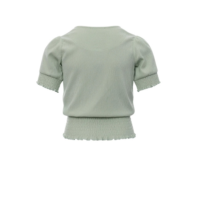 Looxs Revolution Fancy top krinkel pistache voor meisjes in de kleur 2211-5101-330 large