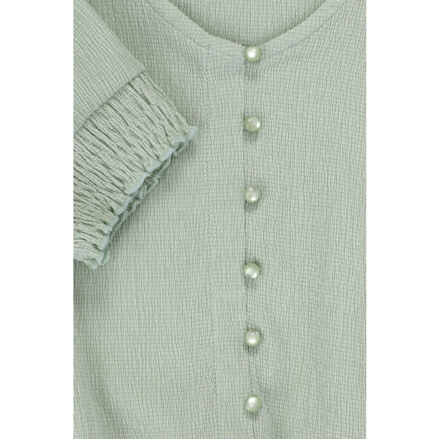 Looxs Revolution Fancy top krinkel pistache voor meisjes in de kleur 2211-5101-330 large