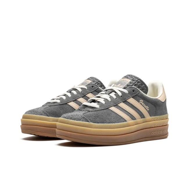 Adidas Gazelle bold grey magic beige gum (w) IE0428 large