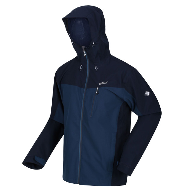 Regatta Heren birchdale waterdicht hooded jacket UTRG3474_moonlightdenimnavy large