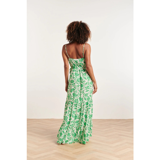 Smashed Lemon 24318 maxi jurk met spaghettibandjes levendige groene 24318-000-530 large