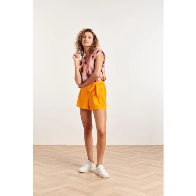 Smashed Lemon 24346 oranje zomer shorts 24346-250-XXL large