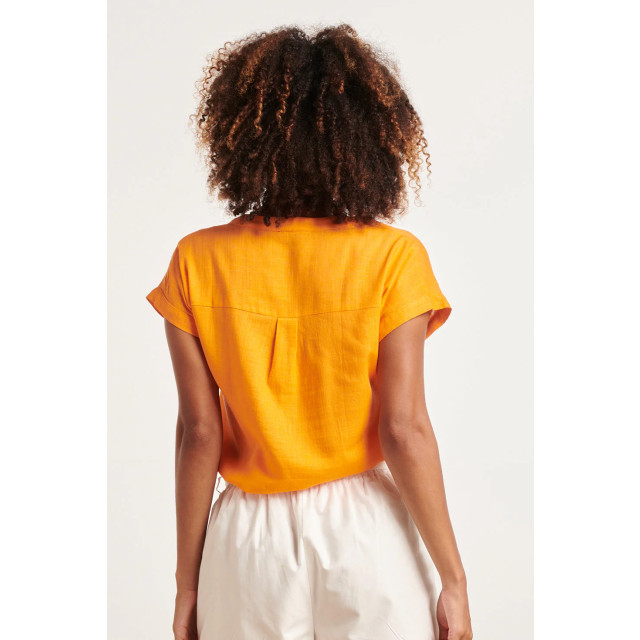 Smashed Lemon 24347 oranje ademende zomer top 24347-250-XL large