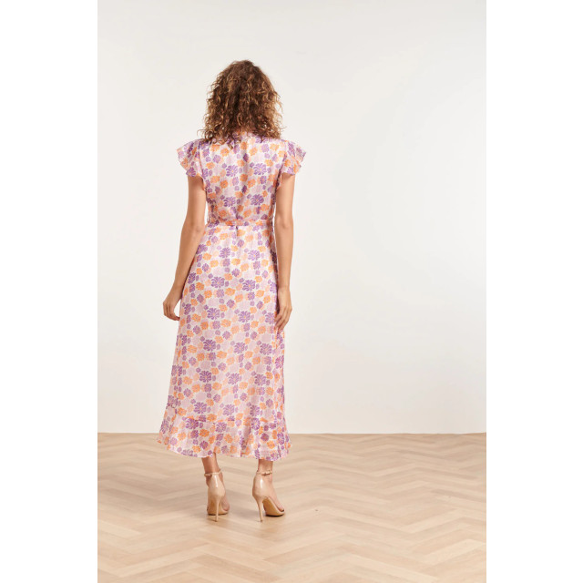 Smashed Lemon 24329 maxi wrap jurk met bloemenprint | 24329-000-998 large