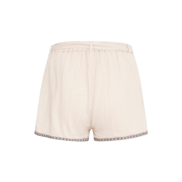 Smashed Lemon 24381 dames shorts in zandkleur met azteekse borduursels 24381-720-999 large