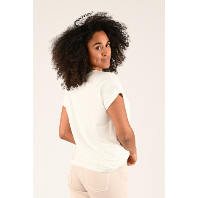 Monari  T-shirt korte mouw wit large