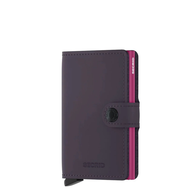 Secrid Mm miniwallet matte dark purple-fuchsia MM-Dark purple-Fuchsia large