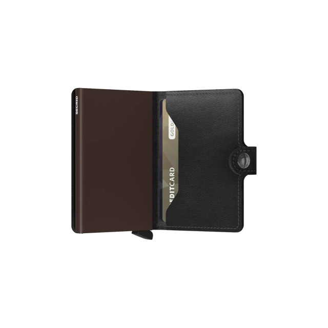 Secrid Miniwallet original black brown M-Black Brown large