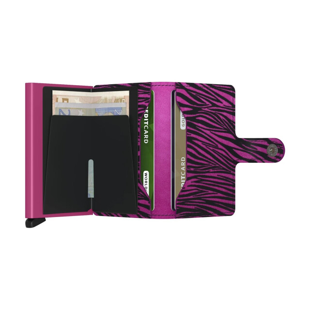 Secrid Mza miniwallet zebra fuchsia MZe-Fuchsia large