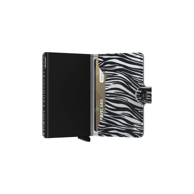 Secrid Mza miniwallet zebra light grey MZe-light Grey large