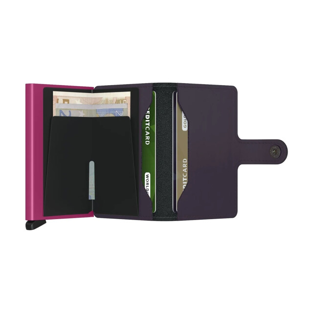 Secrid Mm miniwallet matte dark purple-fuchsia MM-Dark purple-Fuchsia large