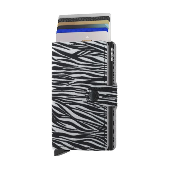 Secrid Mza miniwallet zebra light grey MZe-light Grey large