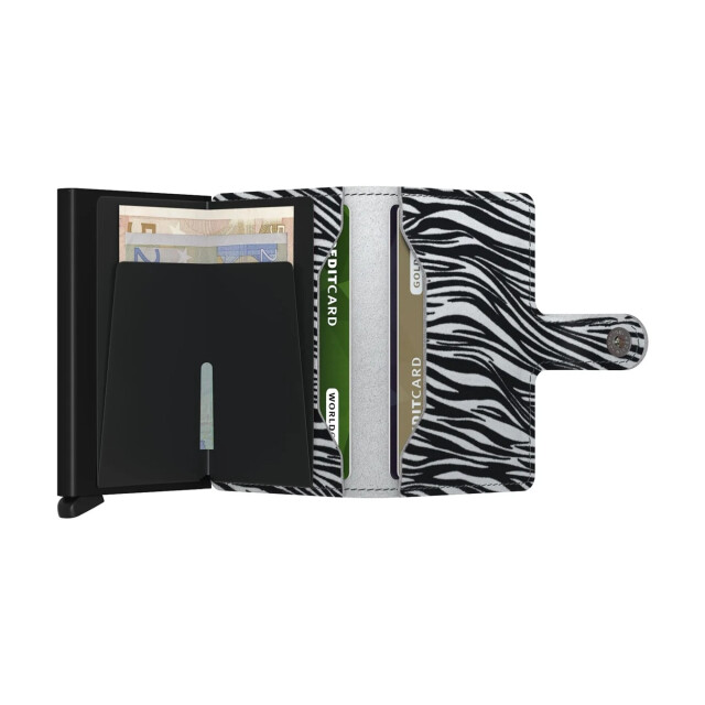 Secrid Mza miniwallet zebra light grey MZe-light Grey large