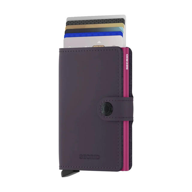 Secrid Mm miniwallet matte dark purple-fuchsia MM-Dark purple-Fuchsia large