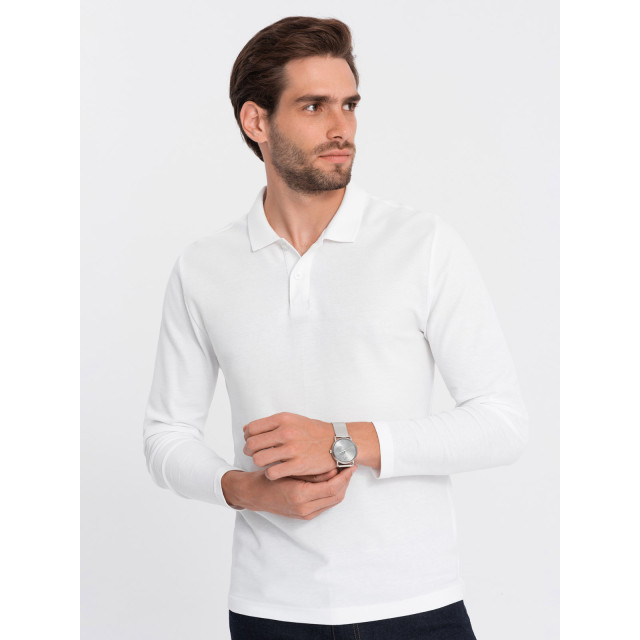 Ombre Poloshirt heren longsleeve - jotz OM-0114-2 large