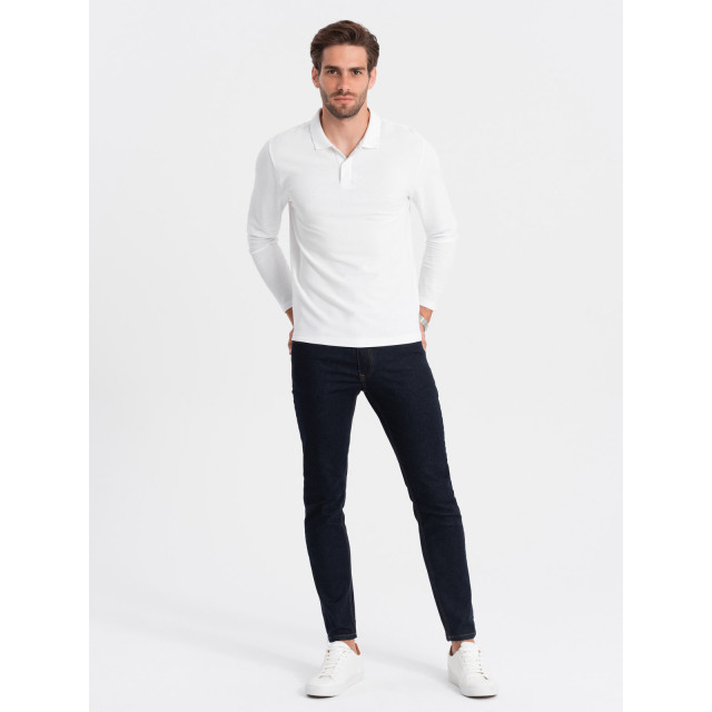 Ombre Poloshirt heren longsleeve - jotz OM-0114-2 large