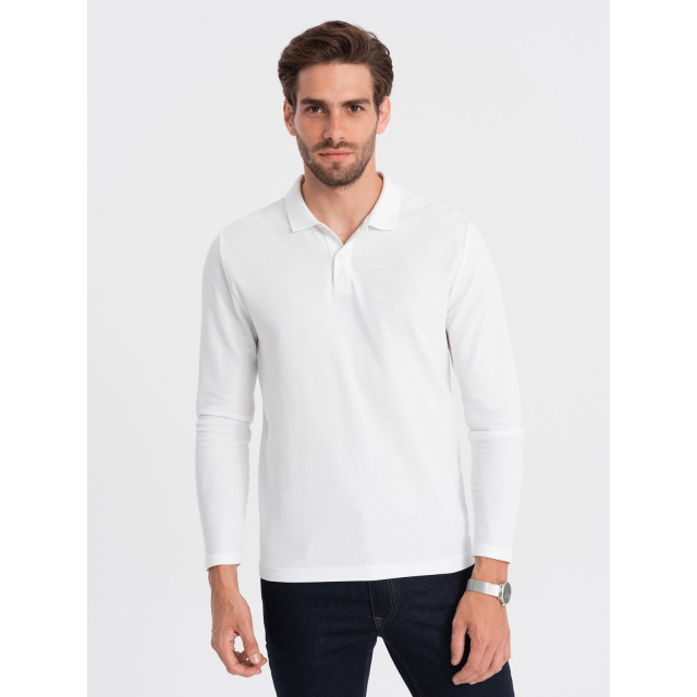 Ombre Poloshirt heren longsleeve - jotz OM-0114-2 large