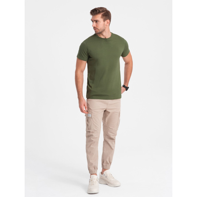 Ombre T-shirt heren - savanna OM-0146-SAVANNA large