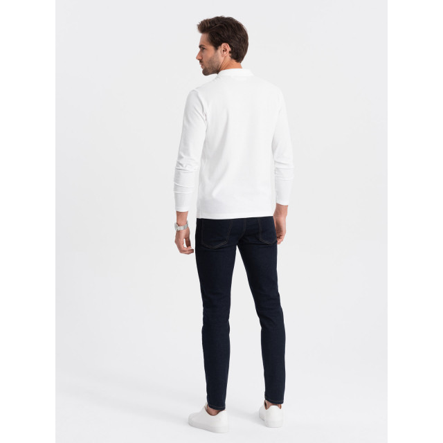 Ombre Poloshirt heren longsleeve - jotz OM-0114-2 large