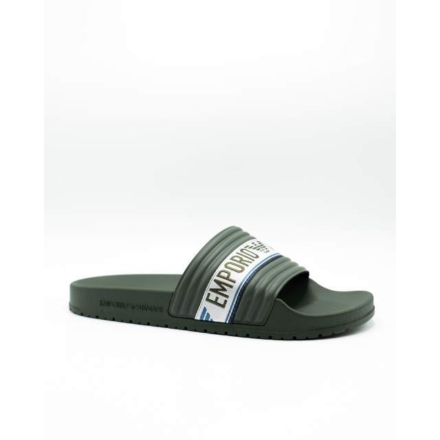 Emporio Armani Slipper nastro logo slipper-nastro-logo-00055195-green large