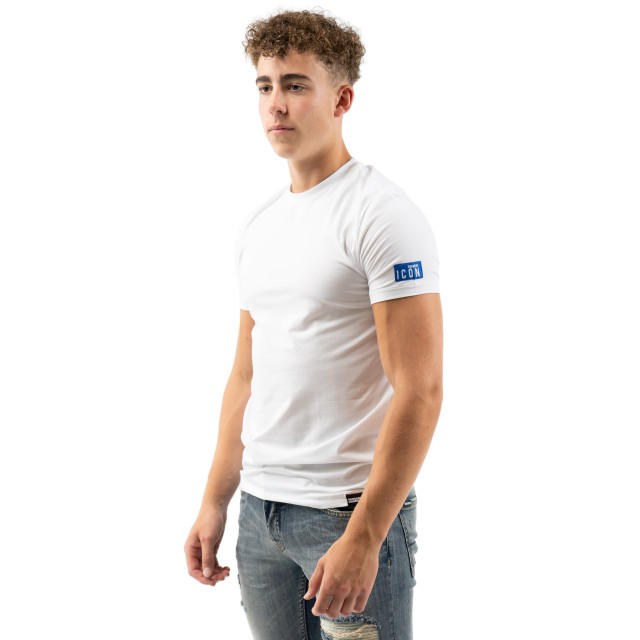 Dsquared2 Round neck t-hirt round-neck-t-shirt-00050240-white-blue large