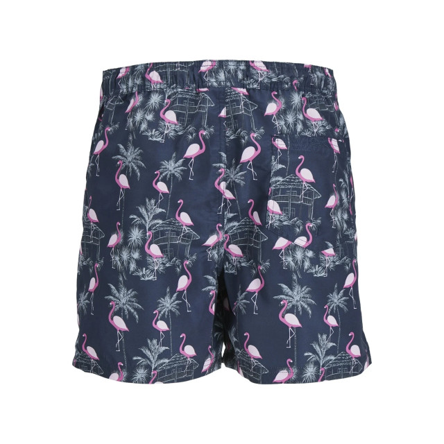 Jack & Jones Zwemshort jongens jpstfiji aop flamingo print donker 12253753-NAVY large