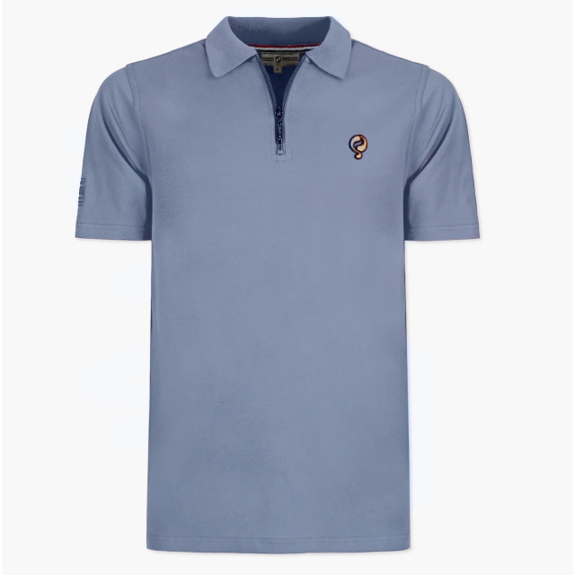 Q1905 Polo shirt zuidland denim QM2343924-604-1 large