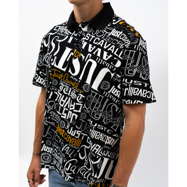 Just Cavalli  Poo t-shirt polo-t-shirt-00049653-black large