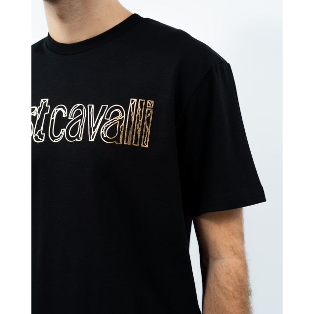 Just Cavalli  T-hirt logo t-shirt-logo-00054250-black large