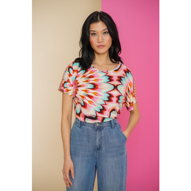 Geisha 42383-20 625 top all over print rachel blue pink 42383-20 625 large