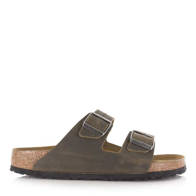 Birkenstock Arizona | faded khaki platte sandalen unisex 1027039 large